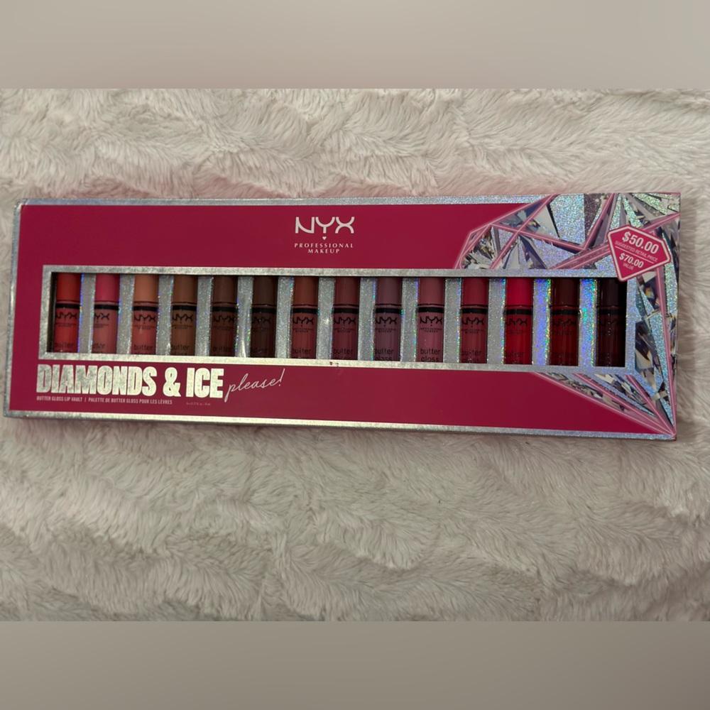 NYX diamonds and ice lip gloss set